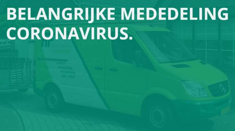 Coronavirus en installatiebranche